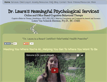 Tablet Screenshot of meaningfulpsychservices.com